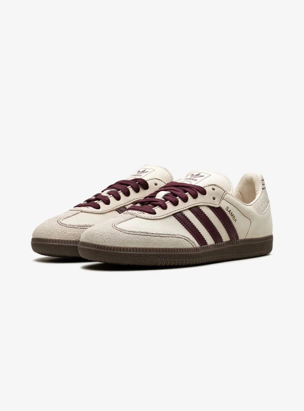 Adidas Samba OG Wonder White Maroon - Image 2