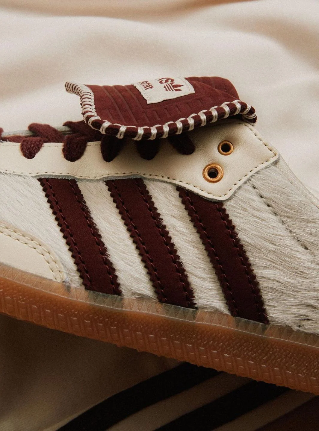 Adidas Samba Nylon Tonal Wales Bonner Cream White - Image 5
