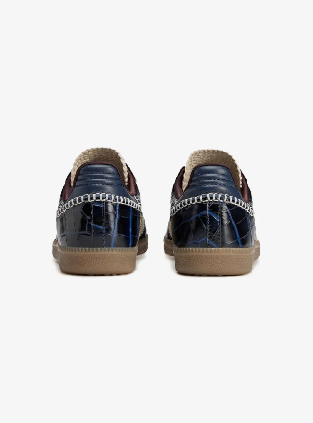 Adidas Samba Wales Bonner Navy Croc - Image 6