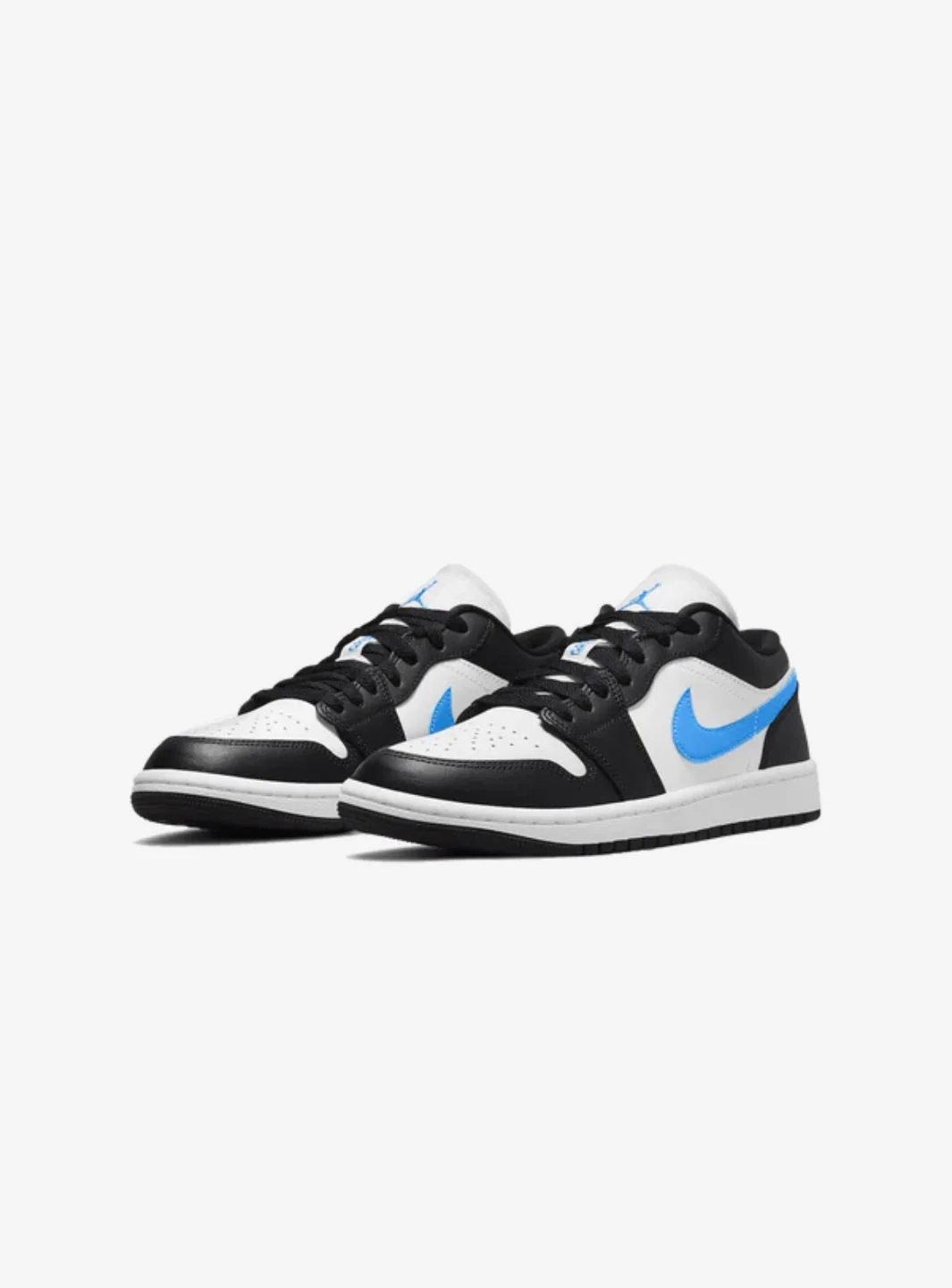 Air Jordan 1 Low Black University Blue White - Image 2