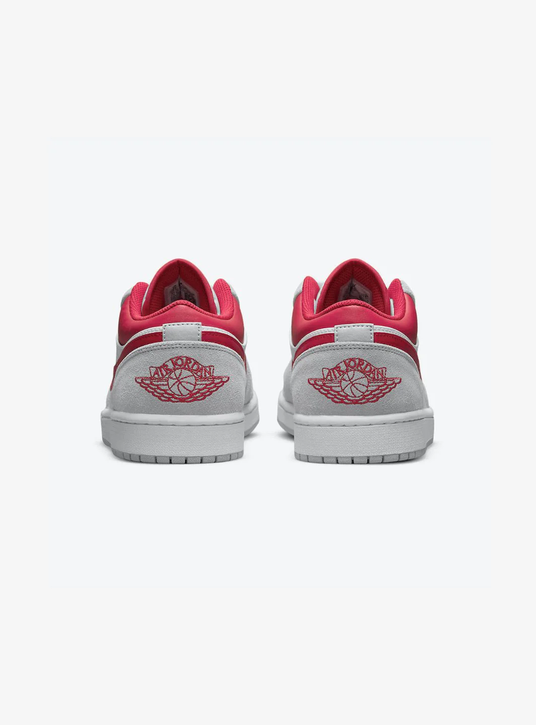 Air Jordan 1 Low SE Light Smoke Grey Gym Red - Image 6