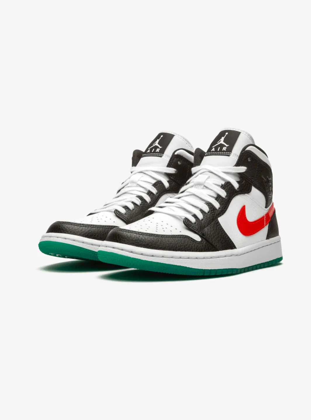 Air Jordan 1 Mid Alternate Swooshes Red Yellow - Image 2
