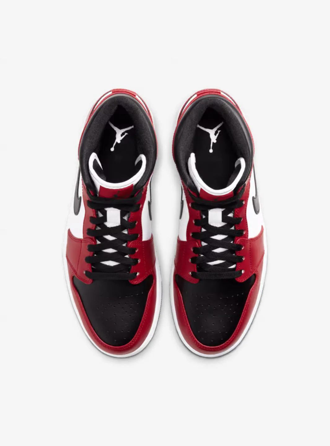 Air Jordan 1 Mid Chicago Black Toe - Image 4