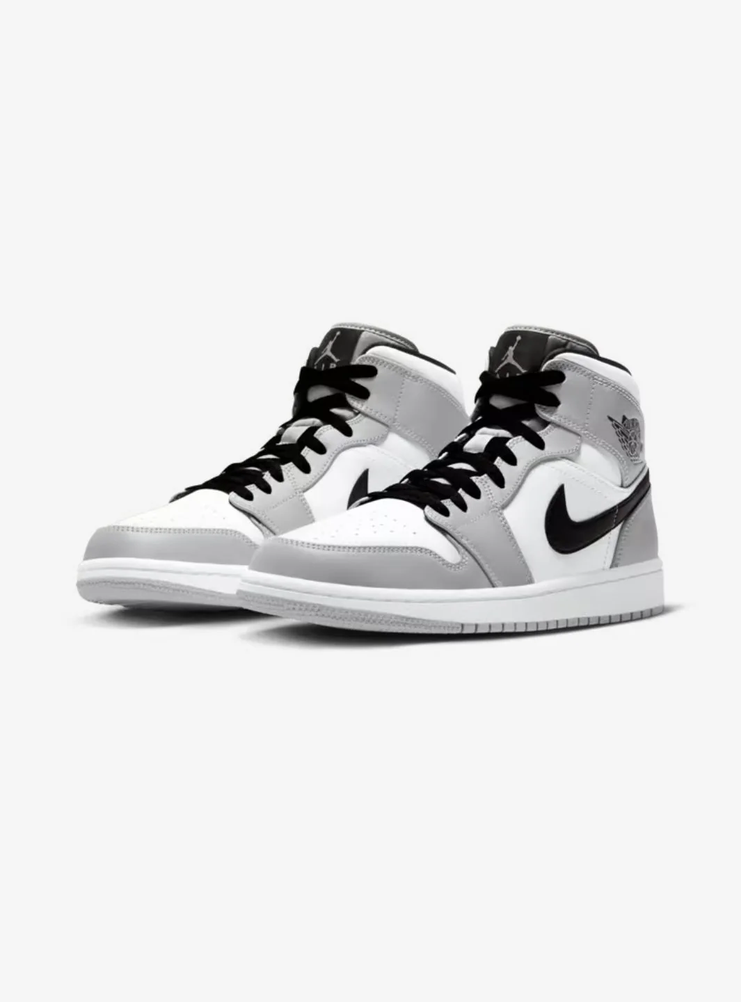 Air Jordan 1 Mid Light Smoke Grey - Image 2