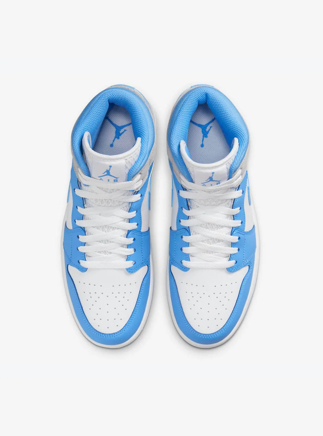 Air Jordan 1 Mid University Blue Grey - Image 3