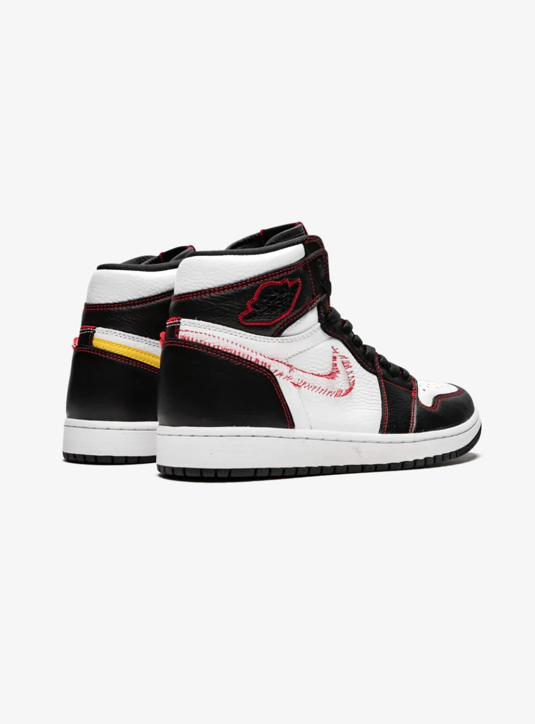 Air Jordan 1 Retro High Defiant White Black Gym Red - Image 3