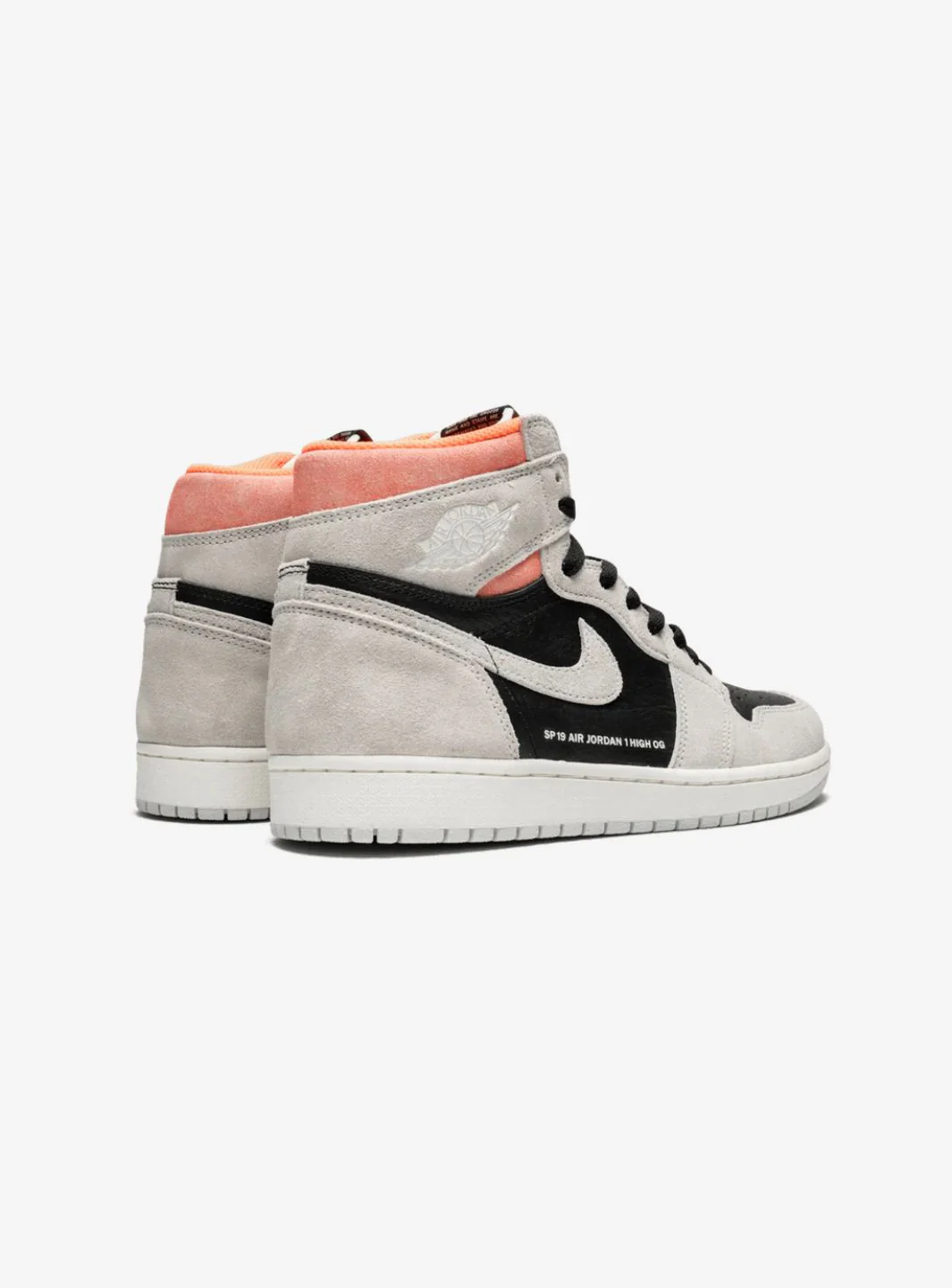 Air Jordan 1 Retro High Neutral Grey Hyper Crimson - Image 3