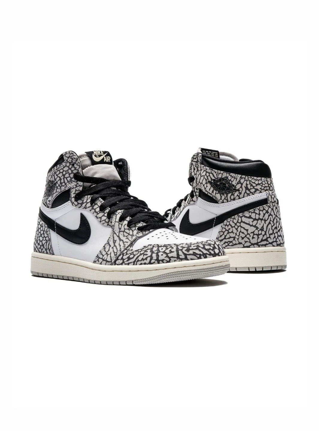 Air Jordan 1 Retro High OG White Cement - Image 4