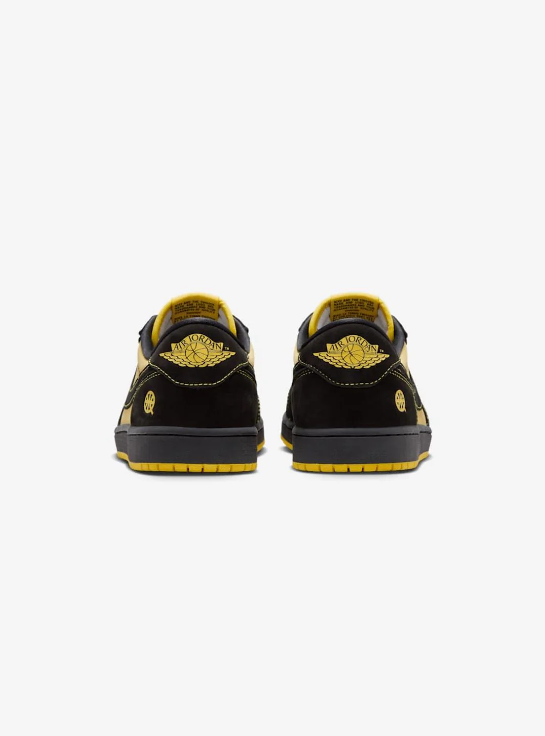 Air Jordan 1 Retro Low OG Quai 54 Black Tour Yellow Red - Image 6