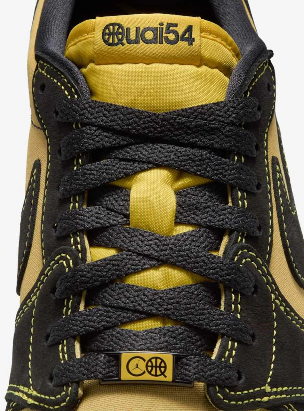 Air Jordan 1 Retro Low OG Quai 54 Black Tour Yellow Red - Image 7
