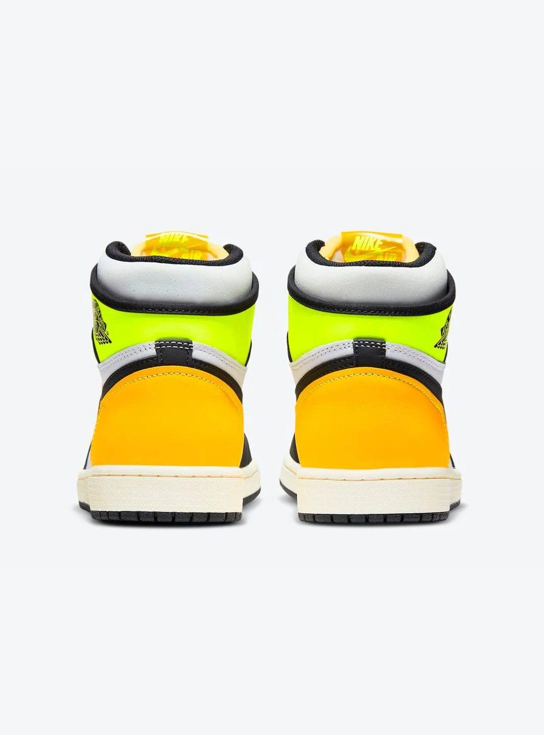 Air Jordan 1 Retro High White Black Volt University Gold - Image 6