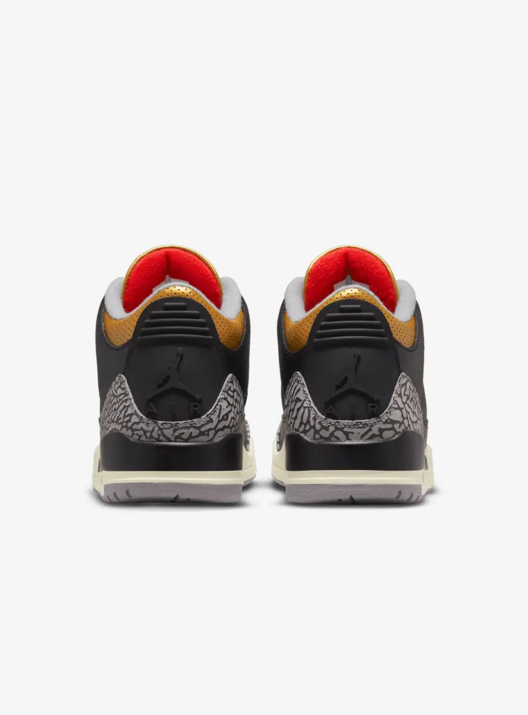Air Jordan 3 Retro Black Cement Gold - Image 6