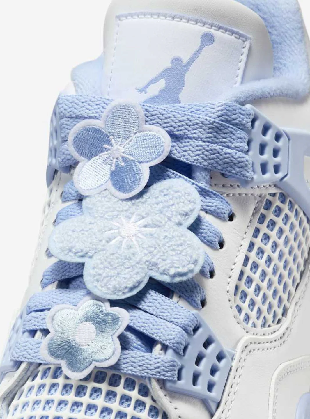 Air Jordan 4 Retro Aluminum Forget Me Not - Image 7