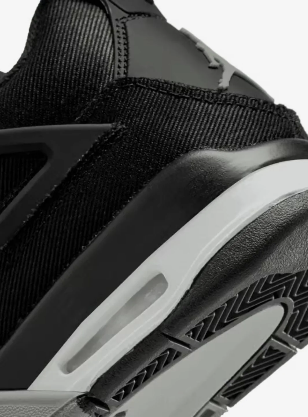 Air Jordan 4 Retro Black Canvas (GS) - Image 5