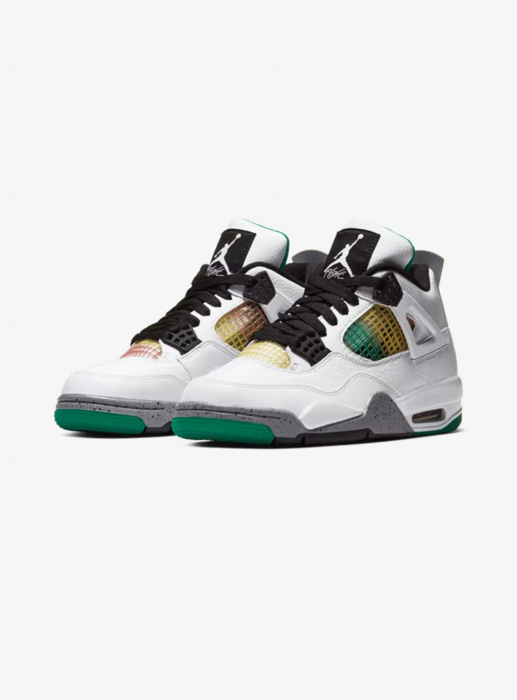 Air Jordan 4 Retro Lucid Green Rasta - Image 2