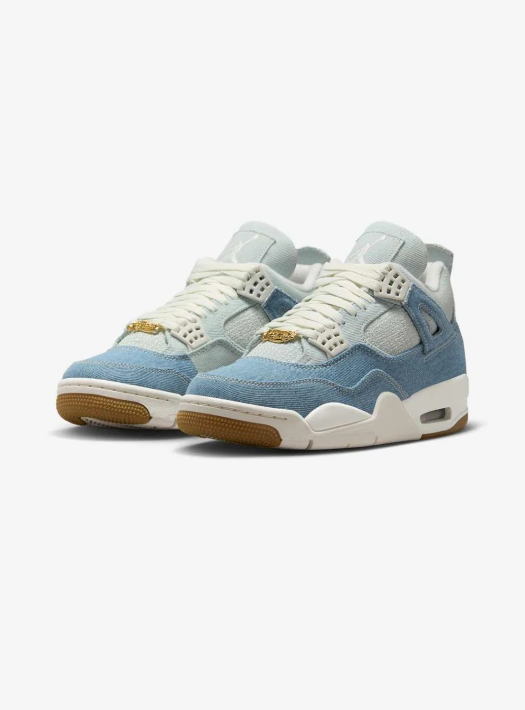 Air Jordan 4 Retro TEX Denim Worn Blue - Image 2