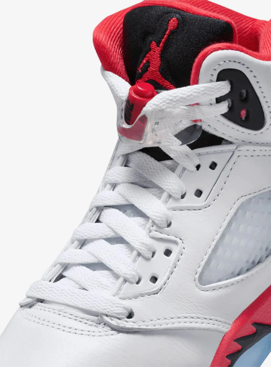 Air Jordan 5 Retro Fire Red Black Tongue (2025) (GS) - Image 3