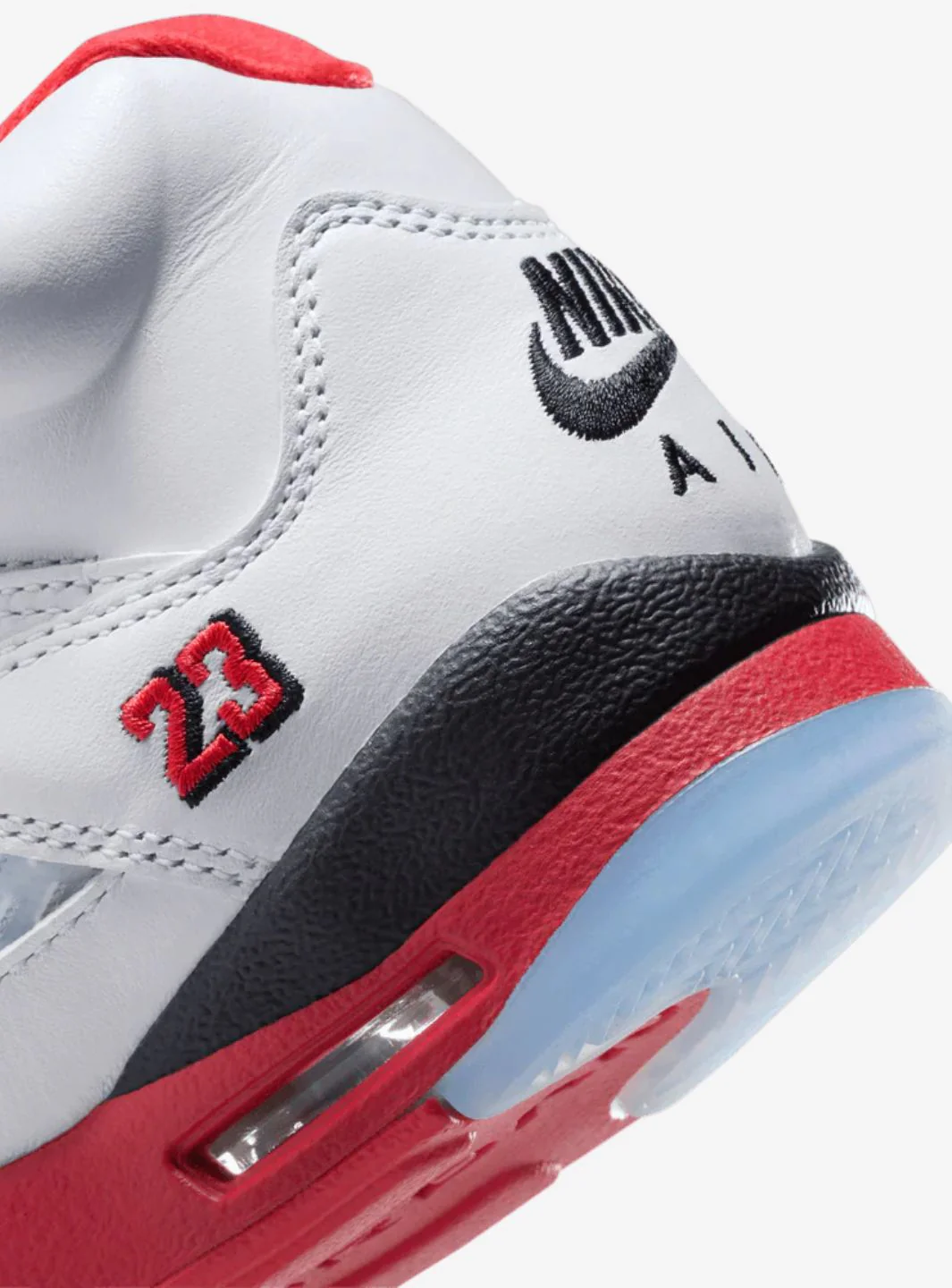 Air Jordan 5 Retro Fire Red Black Tongue (2025) (GS) - Image 5