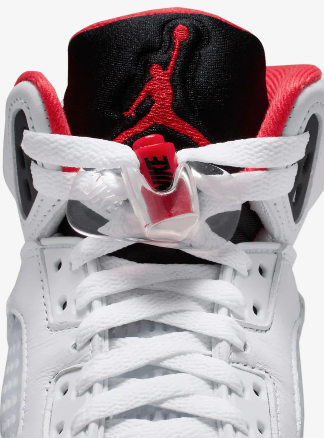 Air Jordan 5 Retro Fire Red Black Tongue (2025) (GS) - Image 8