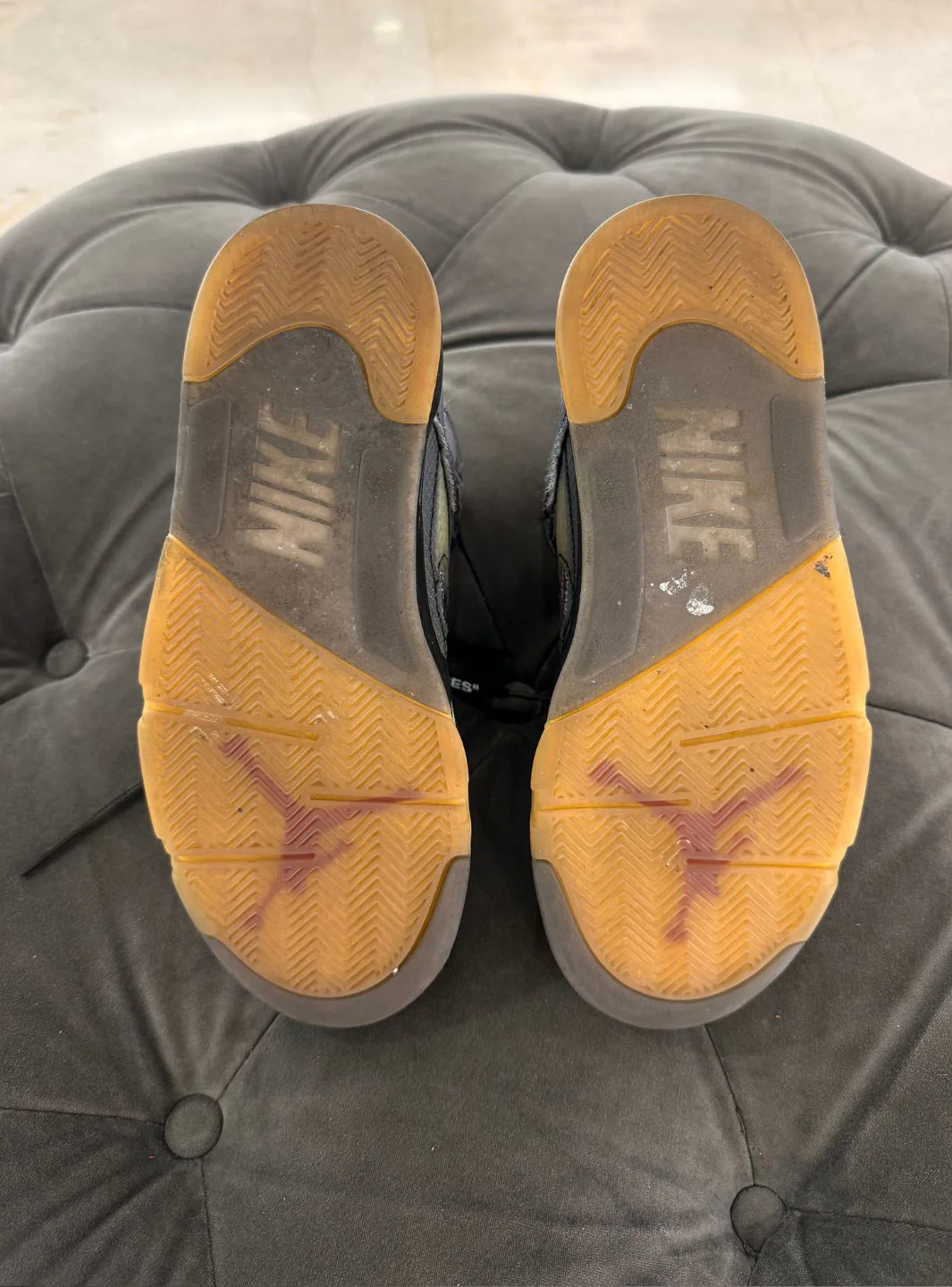 Air Jordan 5 Retro Off-White Muslin - Usato 9/10 - Image 6