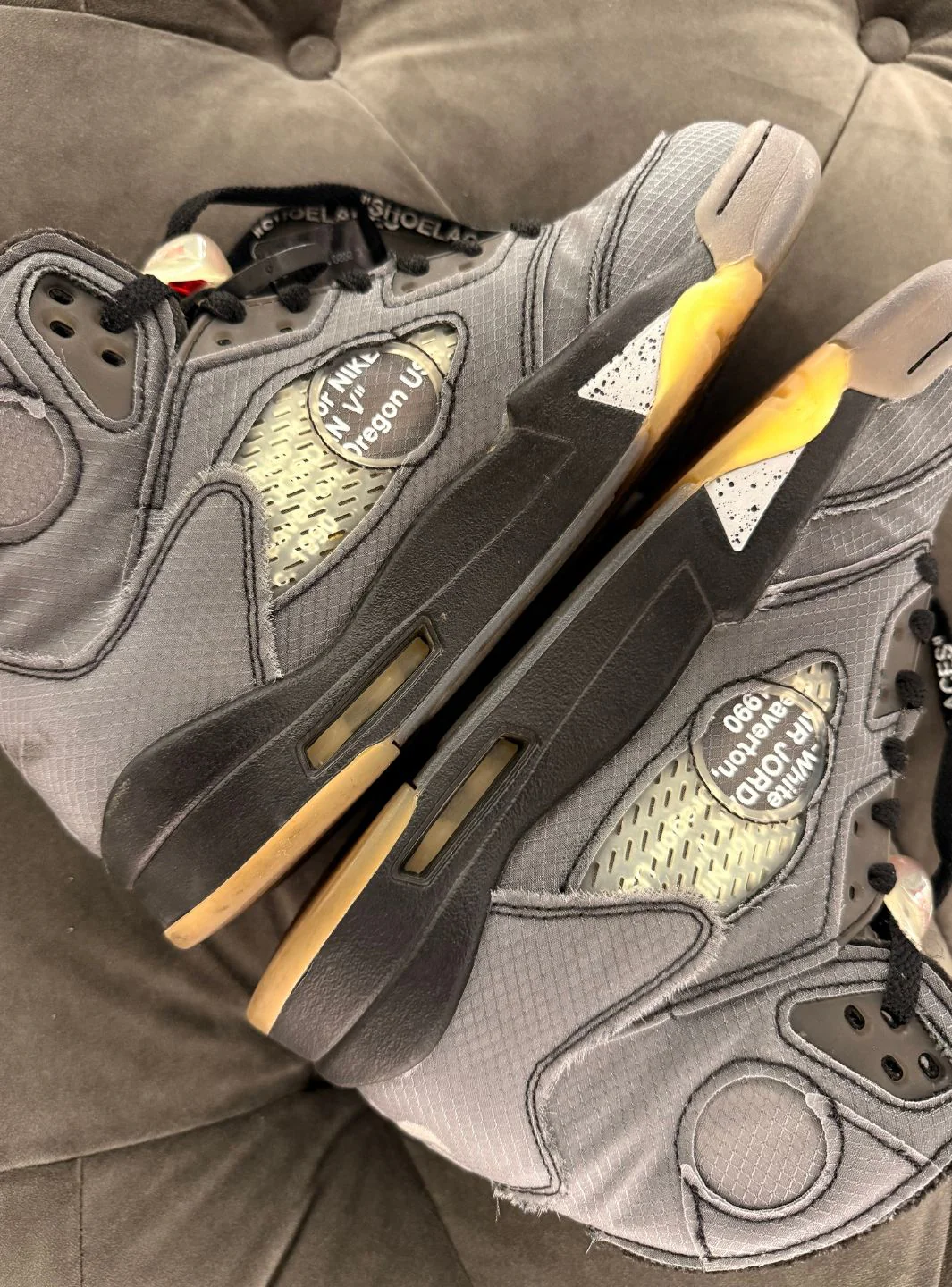 Air Jordan 5 Retro Off-White Muslin - Usato 9/10 - Image 7