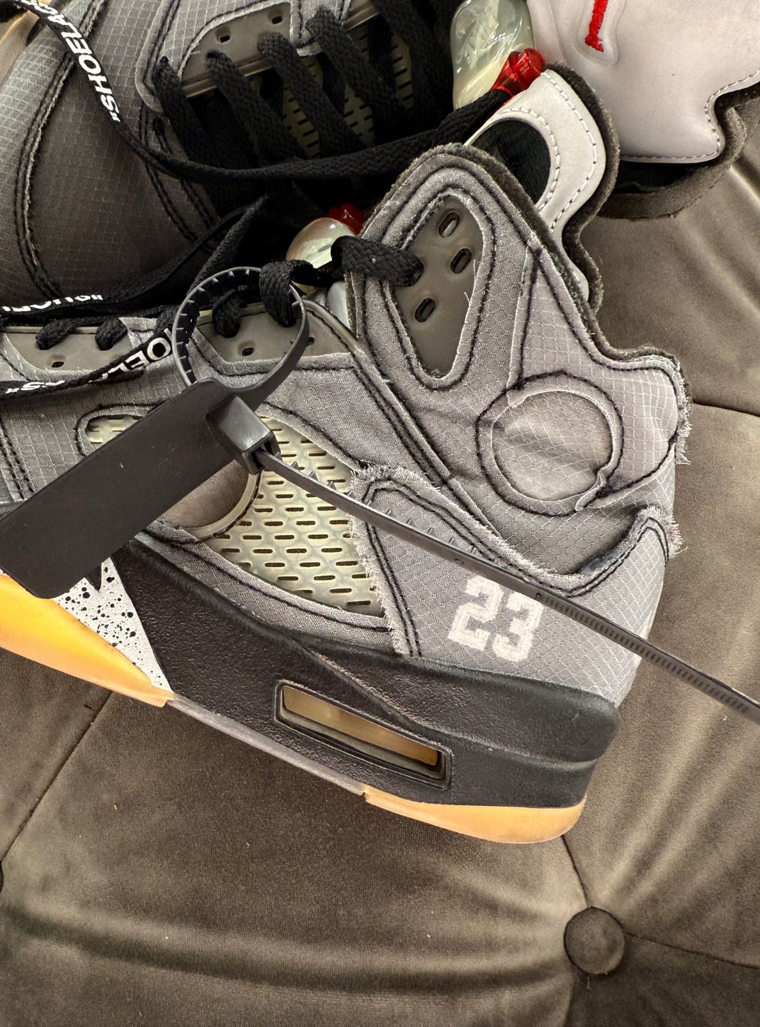 Air Jordan 5 Retro Off-White Muslin - Usato 9/10 - Image 8