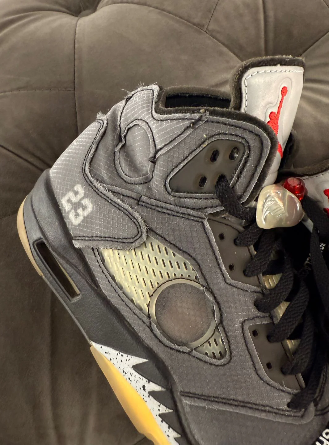 Air Jordan 5 Retro Off-White Muslin - Usato 9/10 - Image 9