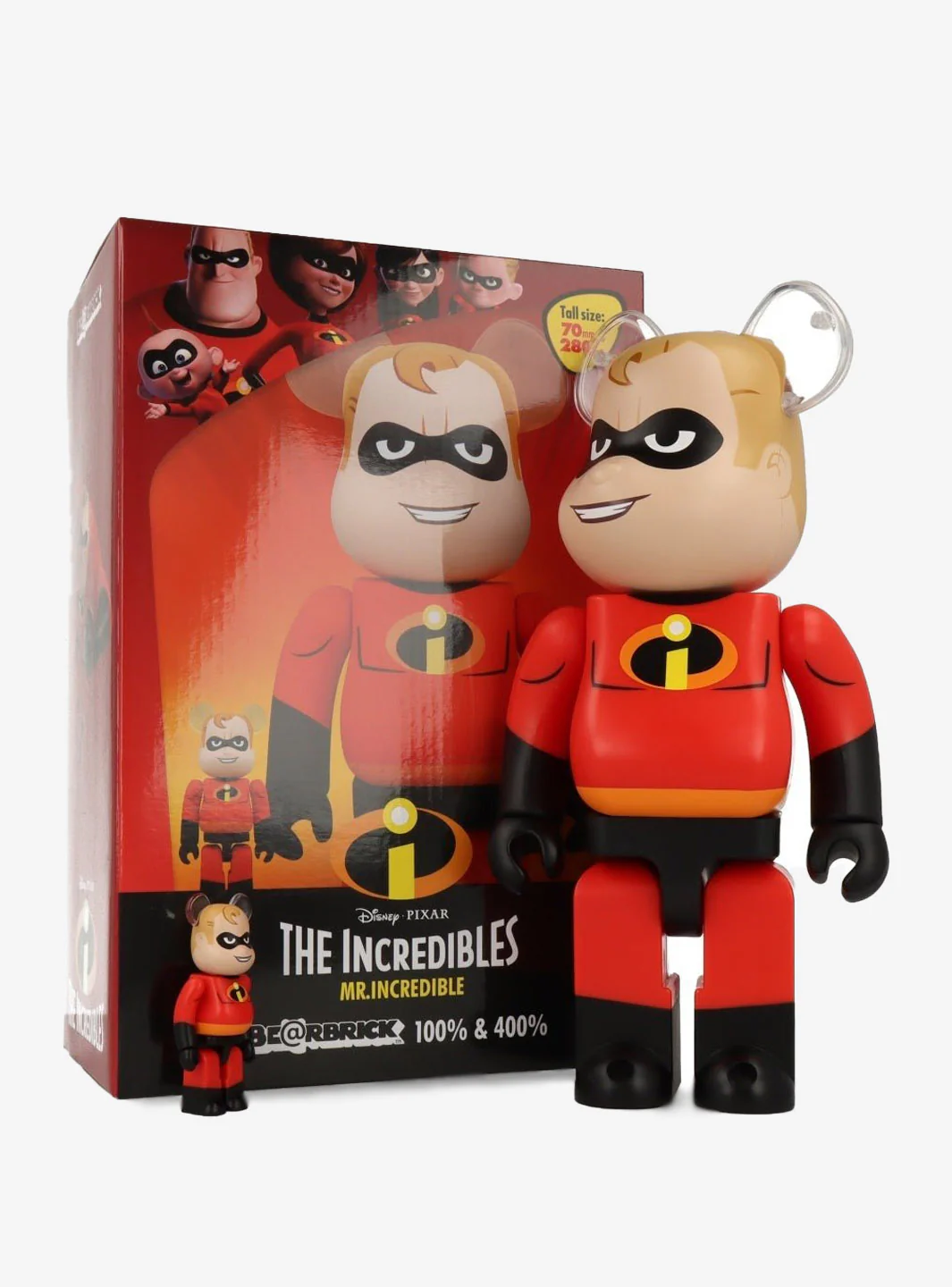 Bearbrick The Incredibles Mr. Incredible 100% & 400% Set - Image 4