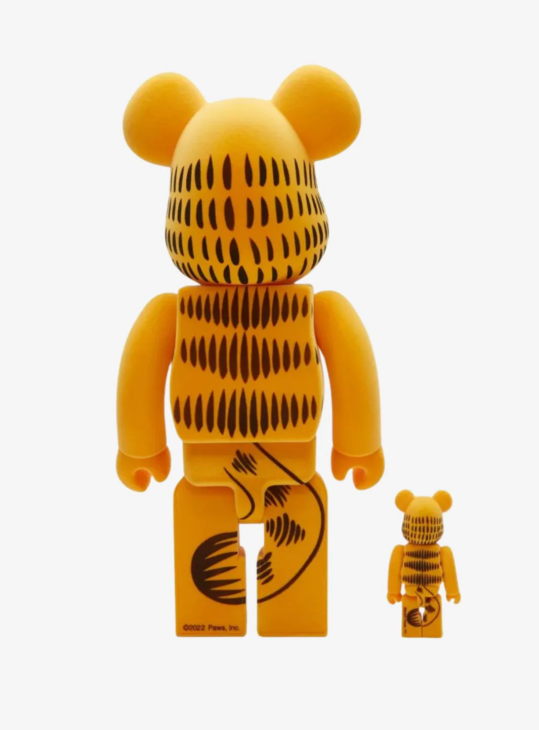 Bearbrick x Garfield Flocky Ver. 100% & 400% Set - Image 3