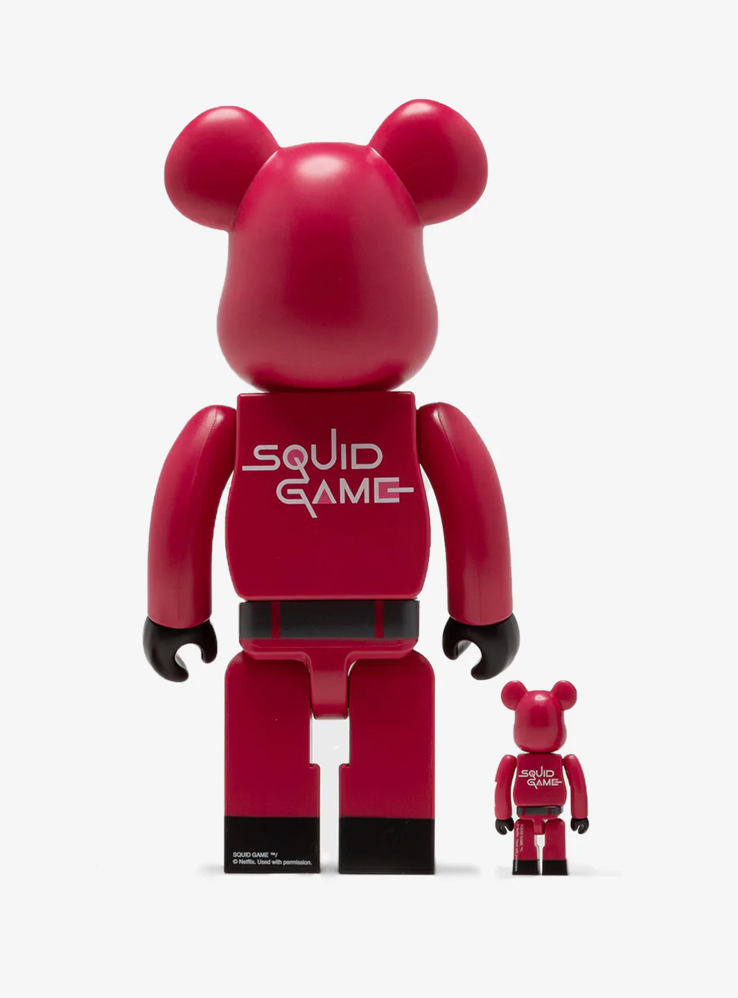 Bearbrick x Squid Game Guard (Triangle) 100% 400% Set - Image 3