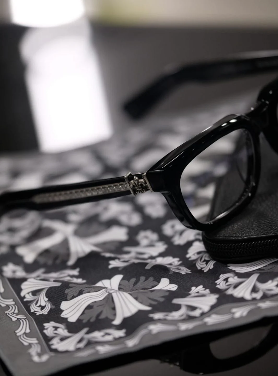 Chrome Hearts Eyewear See You In Tea Black Matte - Image 9