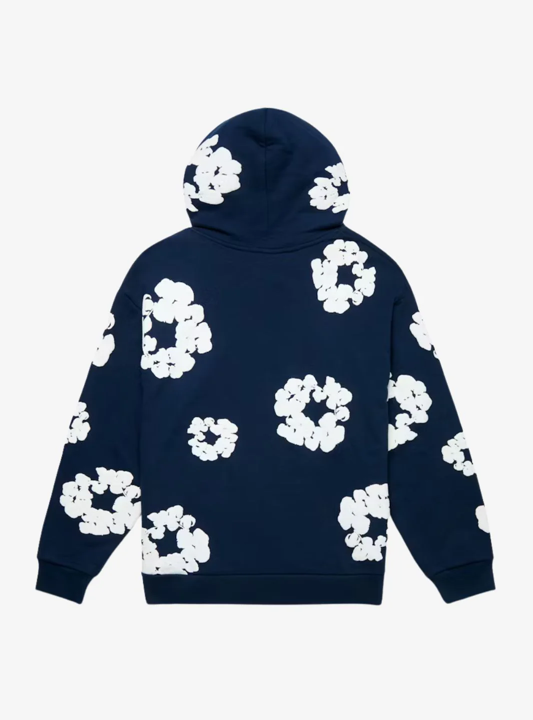 Denim Tears Cotton Wreath Sweatshirt Navy - Image 2