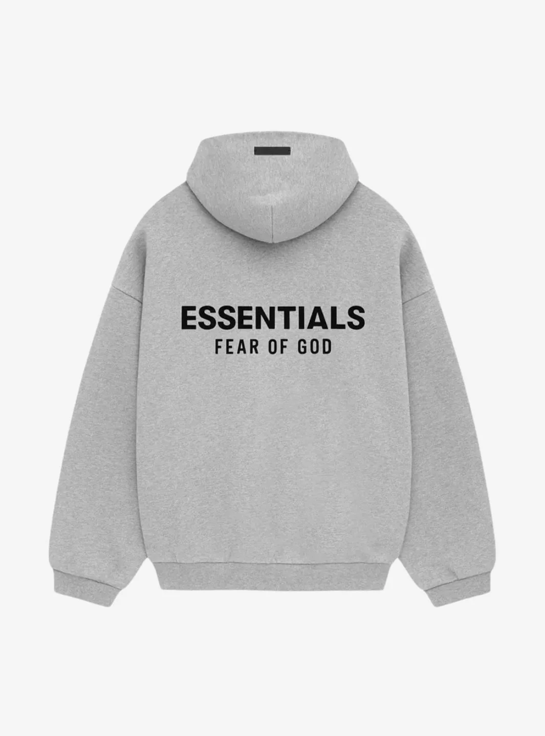 Fear of God Essentials Fleece Hoodie Light Heather Grey - Image 2
