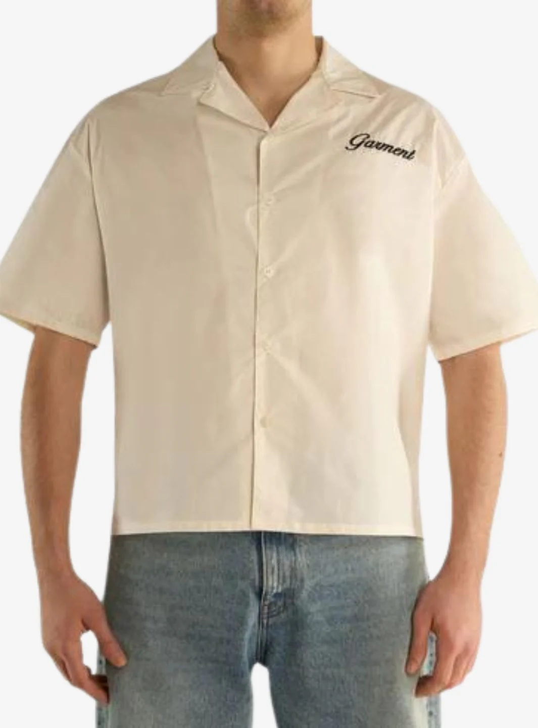 Garment Workshop Bowling Shirt Island Cream - Image 3