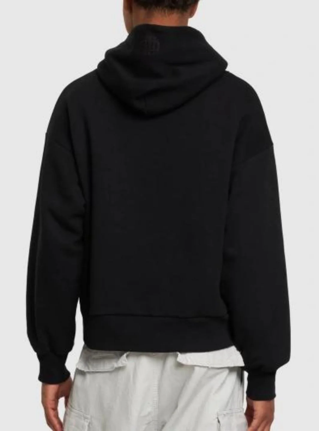 Garment Workshop Double Layer Hoodie Black - Image 7