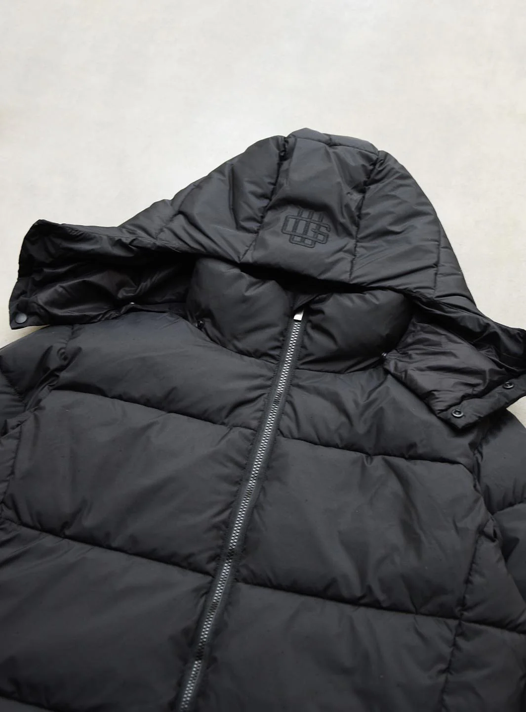 Garment Workshop Nylon Puffer Jacket Black - Image 5