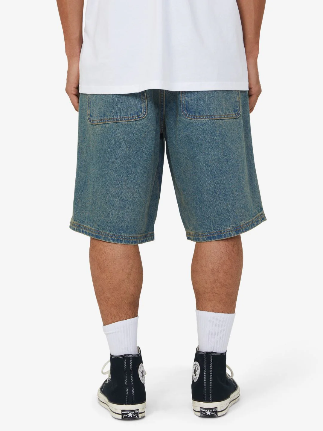HUF Kinda Loose Double Knee Short Dirty Wash - Image 8