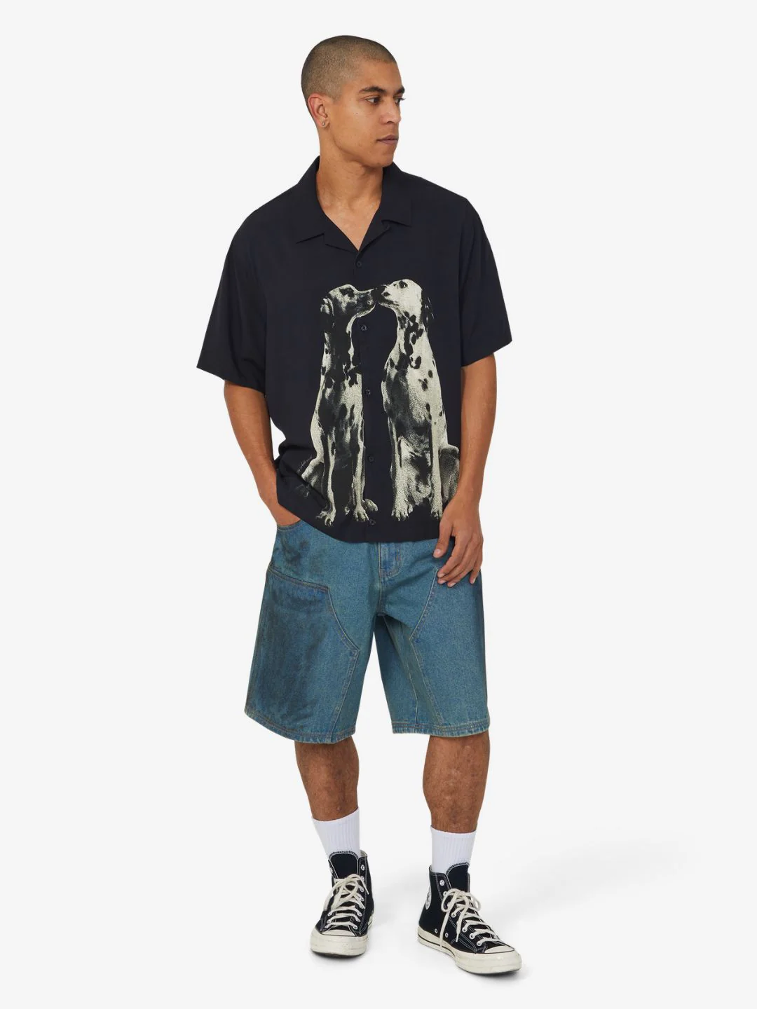 HUF Kinda Loose Double Knee Short Dirty Wash - Image 9