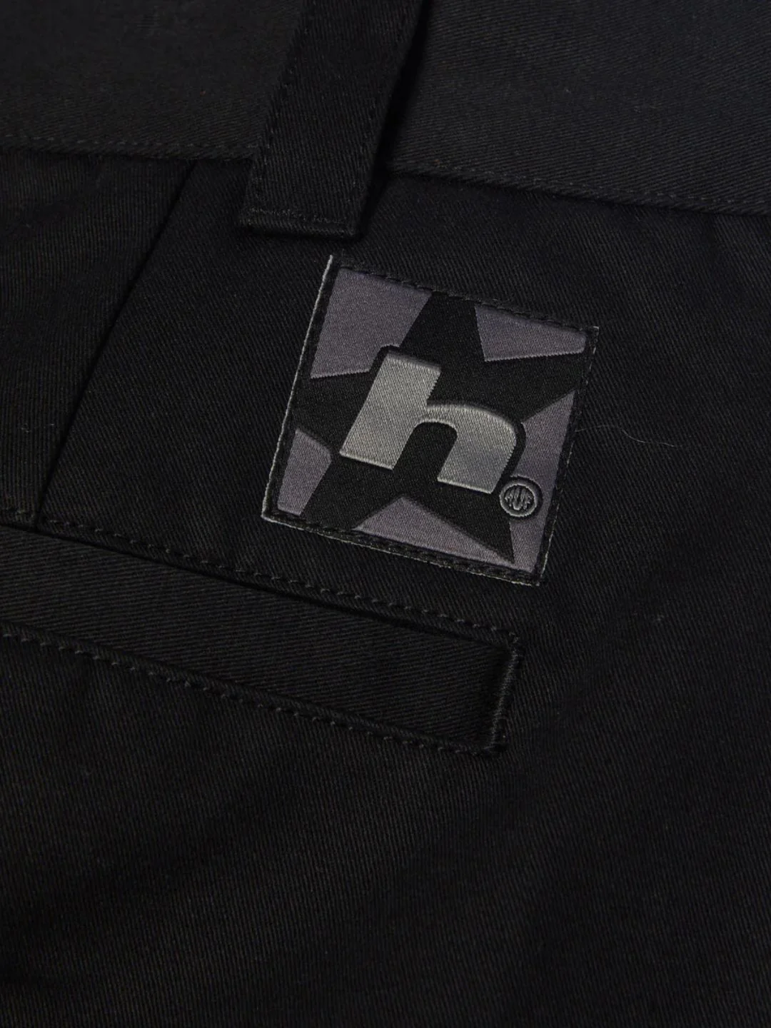 HUF Sorta Long Chino Short Black - Image 3