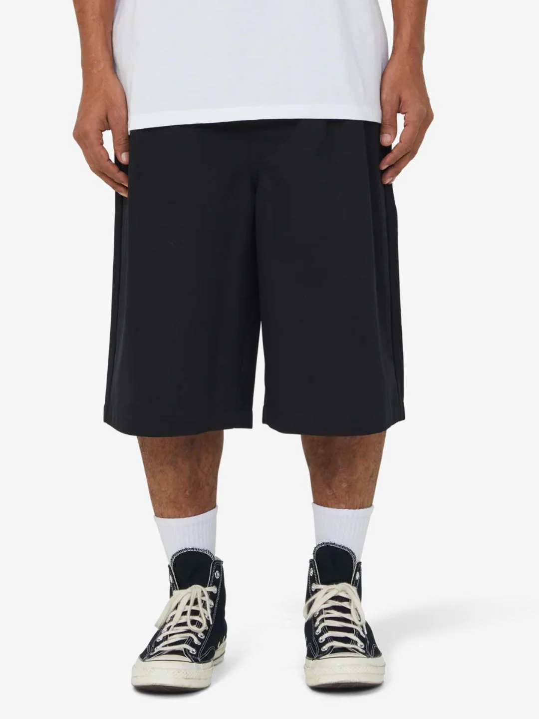 HUF Sorta Long Chino Short Black - Image 4