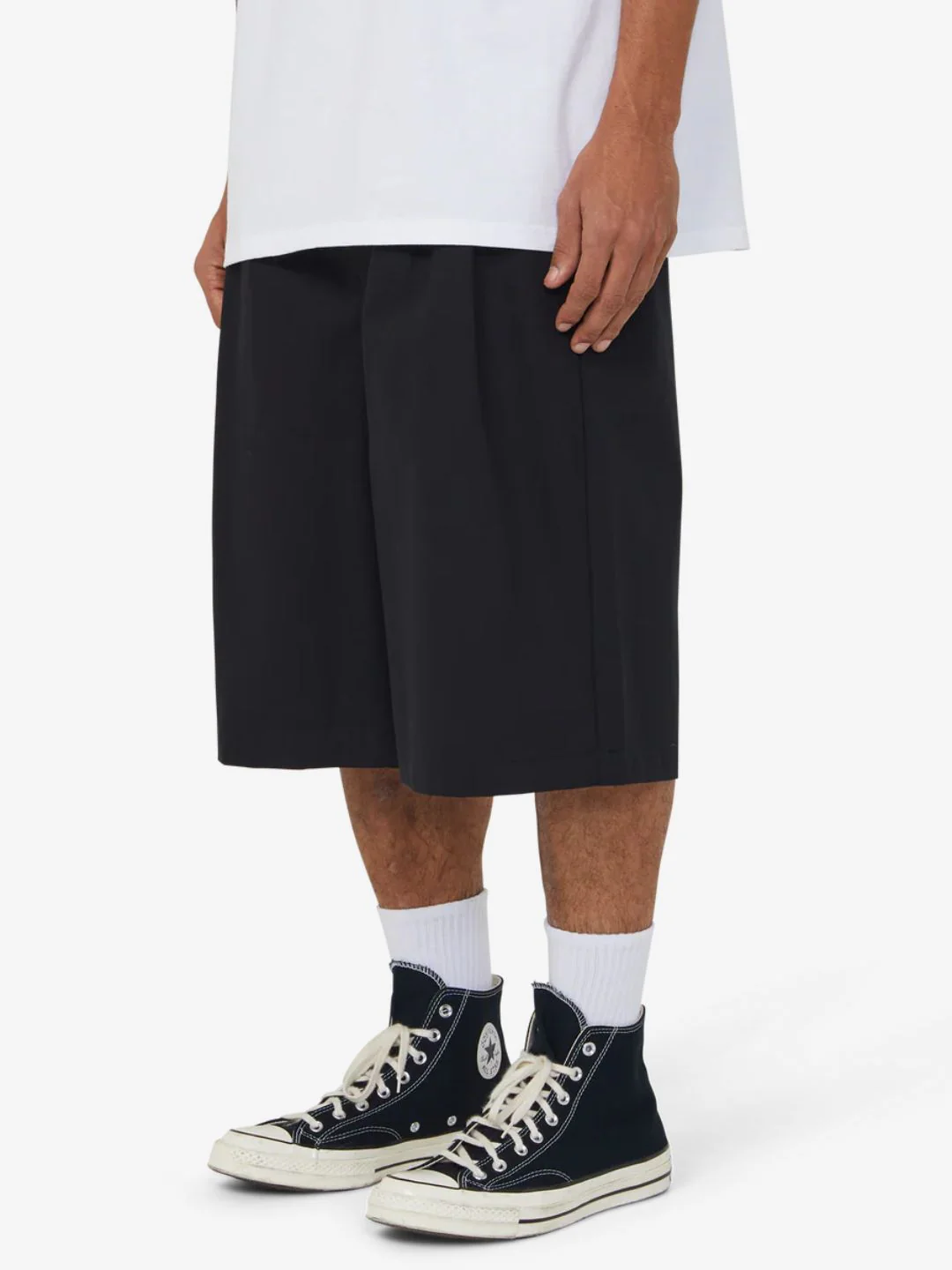 HUF Sorta Long Chino Short Black - Image 5