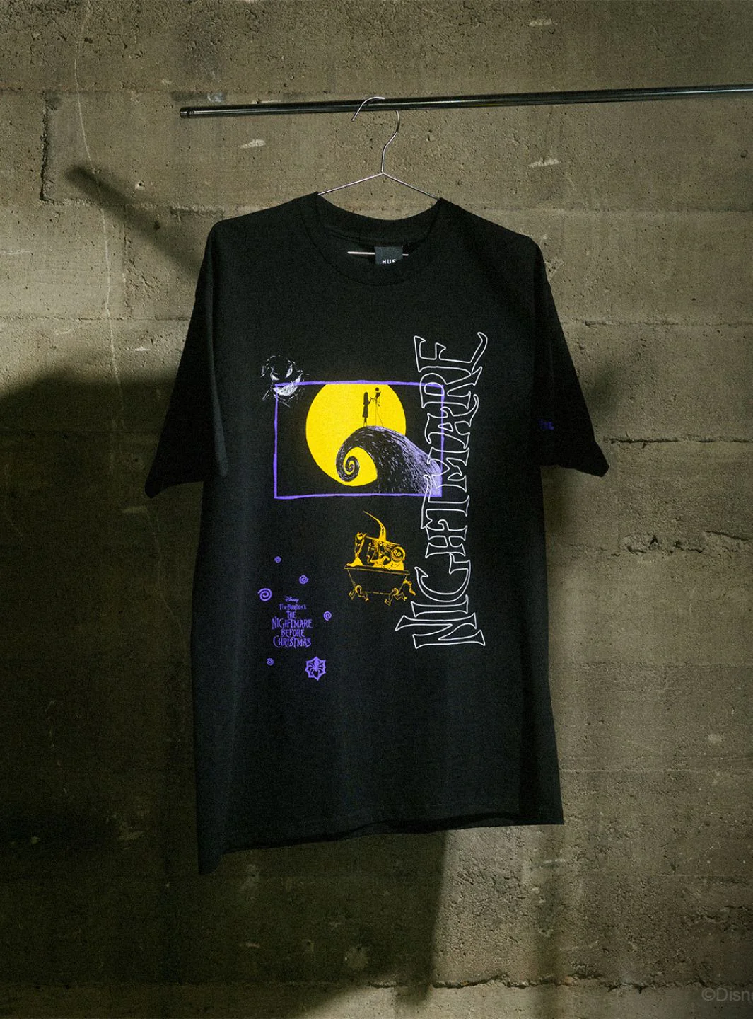 HUF x Disney Nightmare Before Christmas Dream T-Shirt Black - Image 4