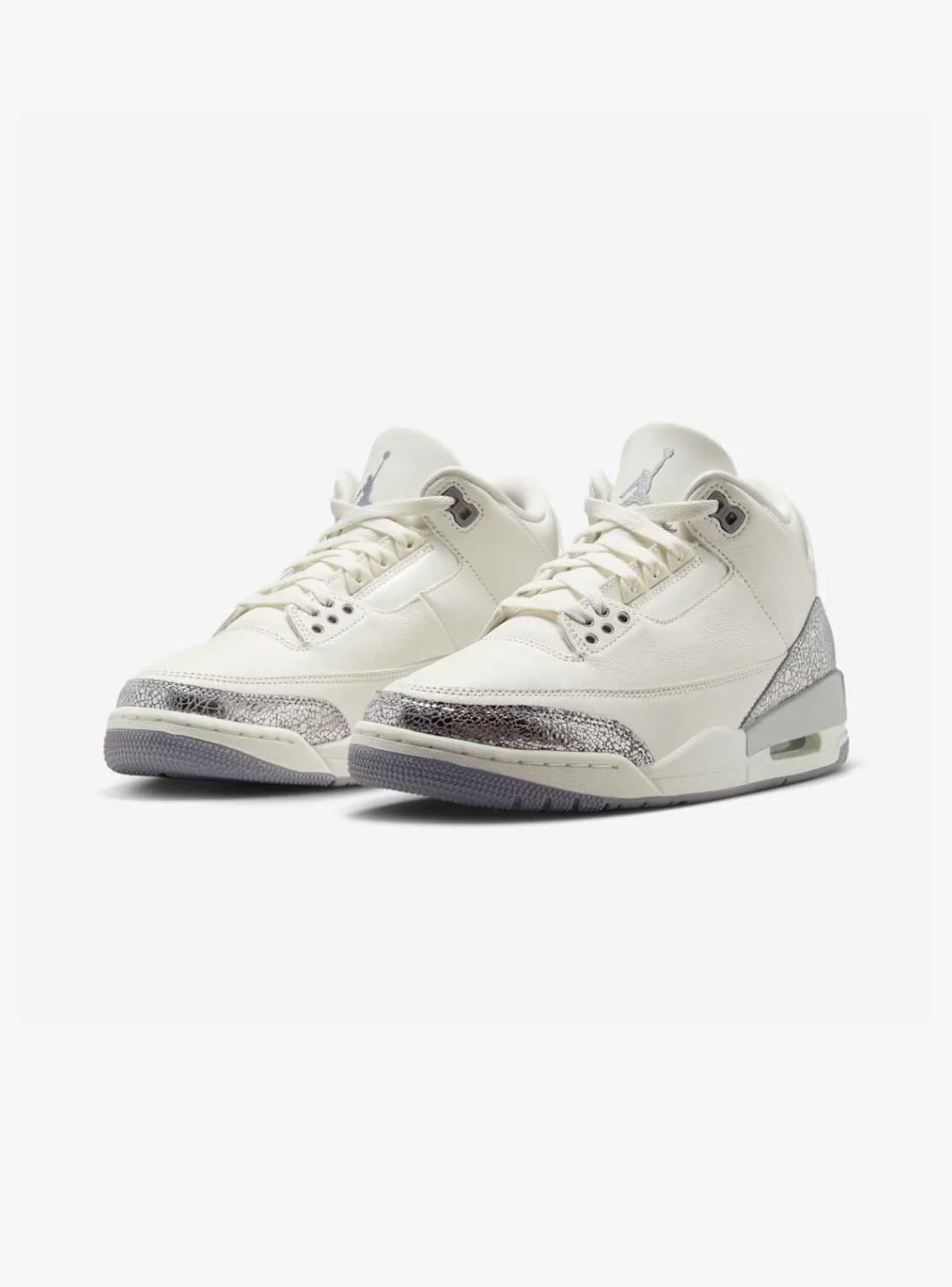 Air Jordan 3 Retro Sail Cement Grey - Image 2