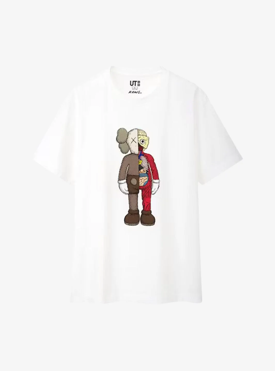 Kaws x Uniqlo Flayed T-Shirt White