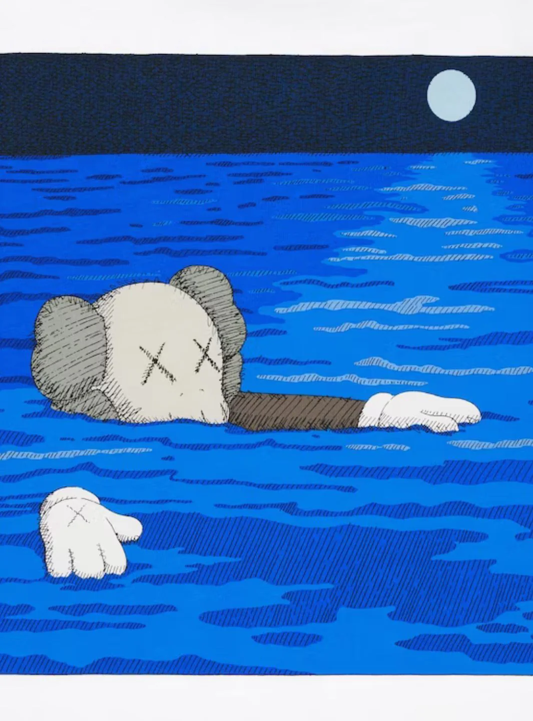 KAWS x Uniqlo UT Short Sleeve Artbook Cover T-Shirt White - Image 3