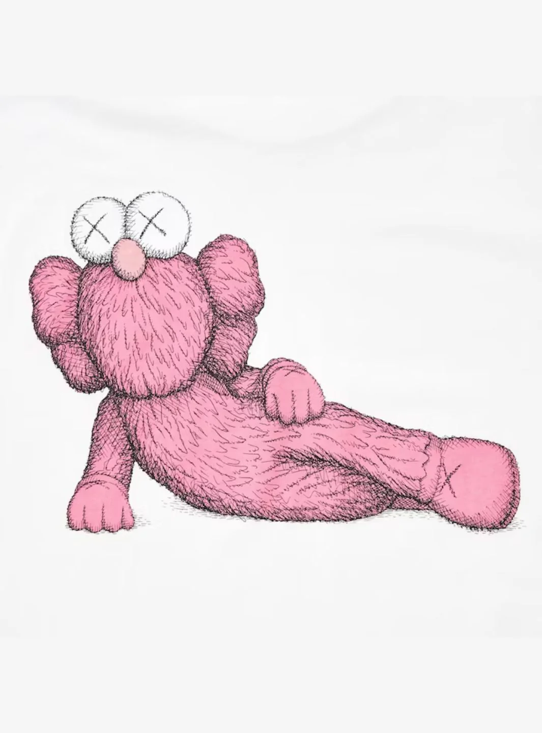 Kaws x Uniqlo UT Short Sleeve Graphic T-Shirt White - Image 3