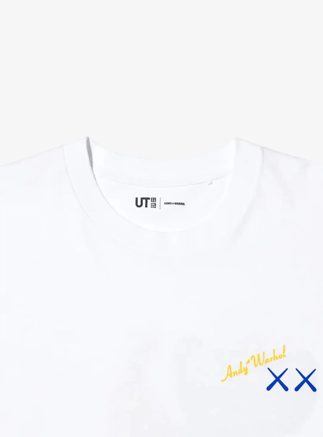 KAWS x Uniqlo Warhol UT Graphic 471321 T-Shirt White - Image 3