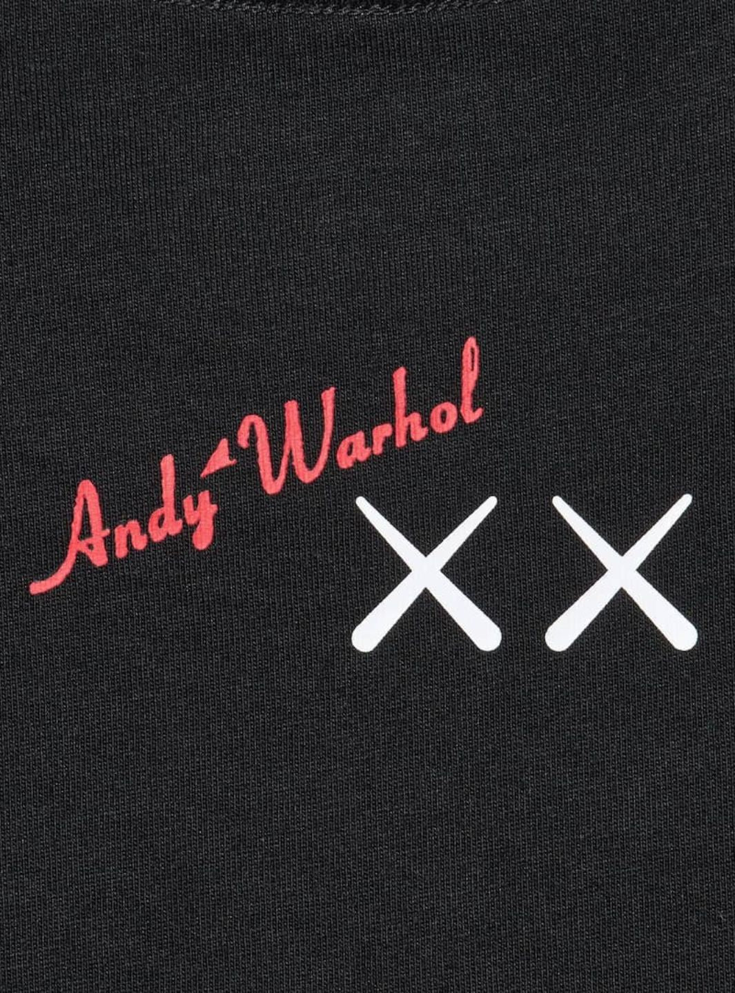 KAWS x Uniqlo Warhol UT Graphic 476351 T-Shirt Black - Image 5
