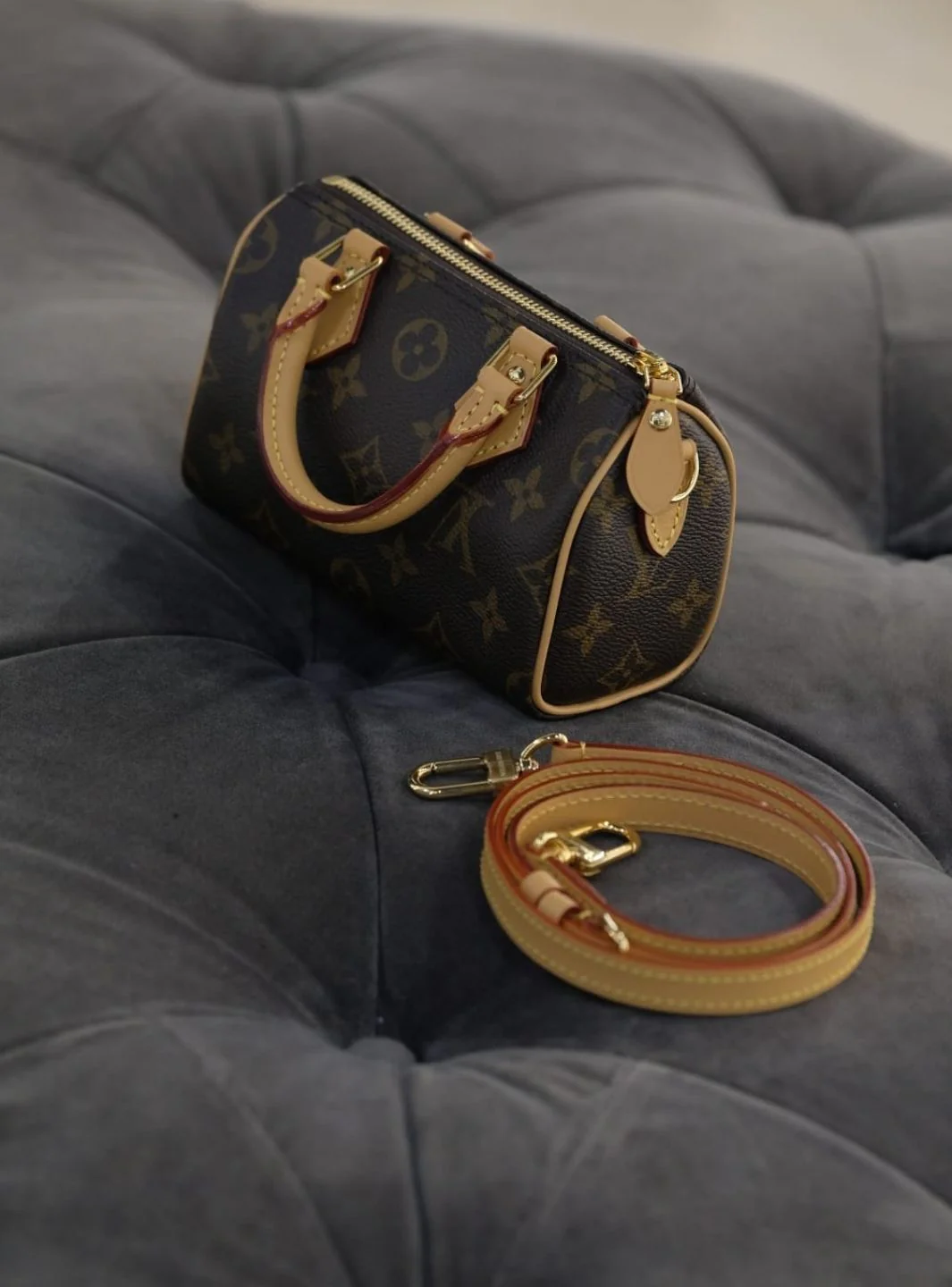 Louis Vuitton Nano Speedy Monogram Canvas Brown - Image 7