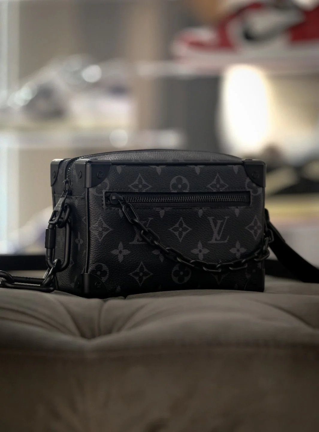 Louis Vuitton Pochette Soft Trunk Mini Monogram Eclipse - Image 14